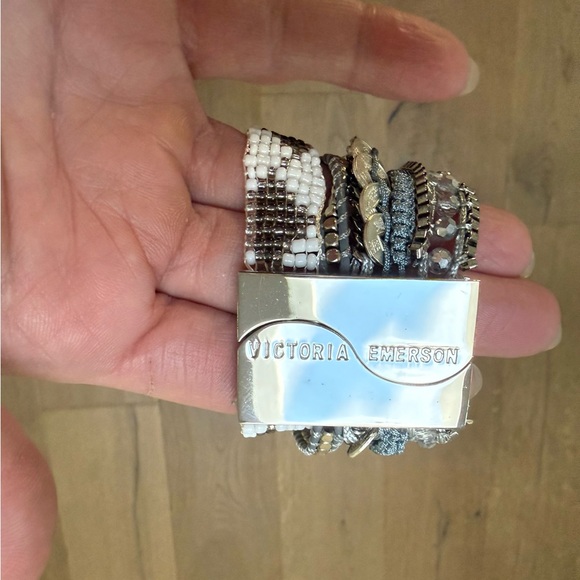 Victoria Emerson multi layered boho wrap bracelet with magnetic clasp. - Picture 4 of 5